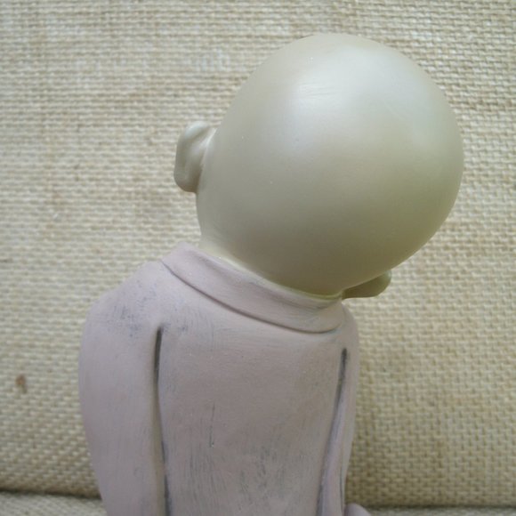 Standing Buddhist Monk Resin Figurine - Picture 16 of 16